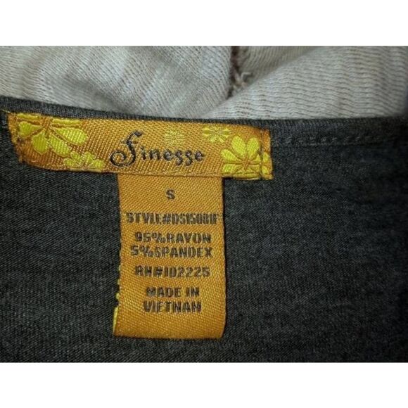 FINESSE GREY MINI DRESS SZ.S EUC - Picture 4 of 4